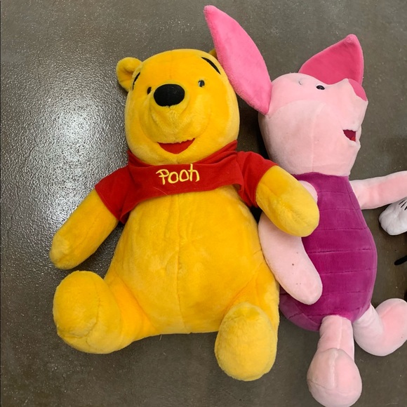 Official Disney Pooh, Piglet, Mickey large plush - Picture 4 of 5